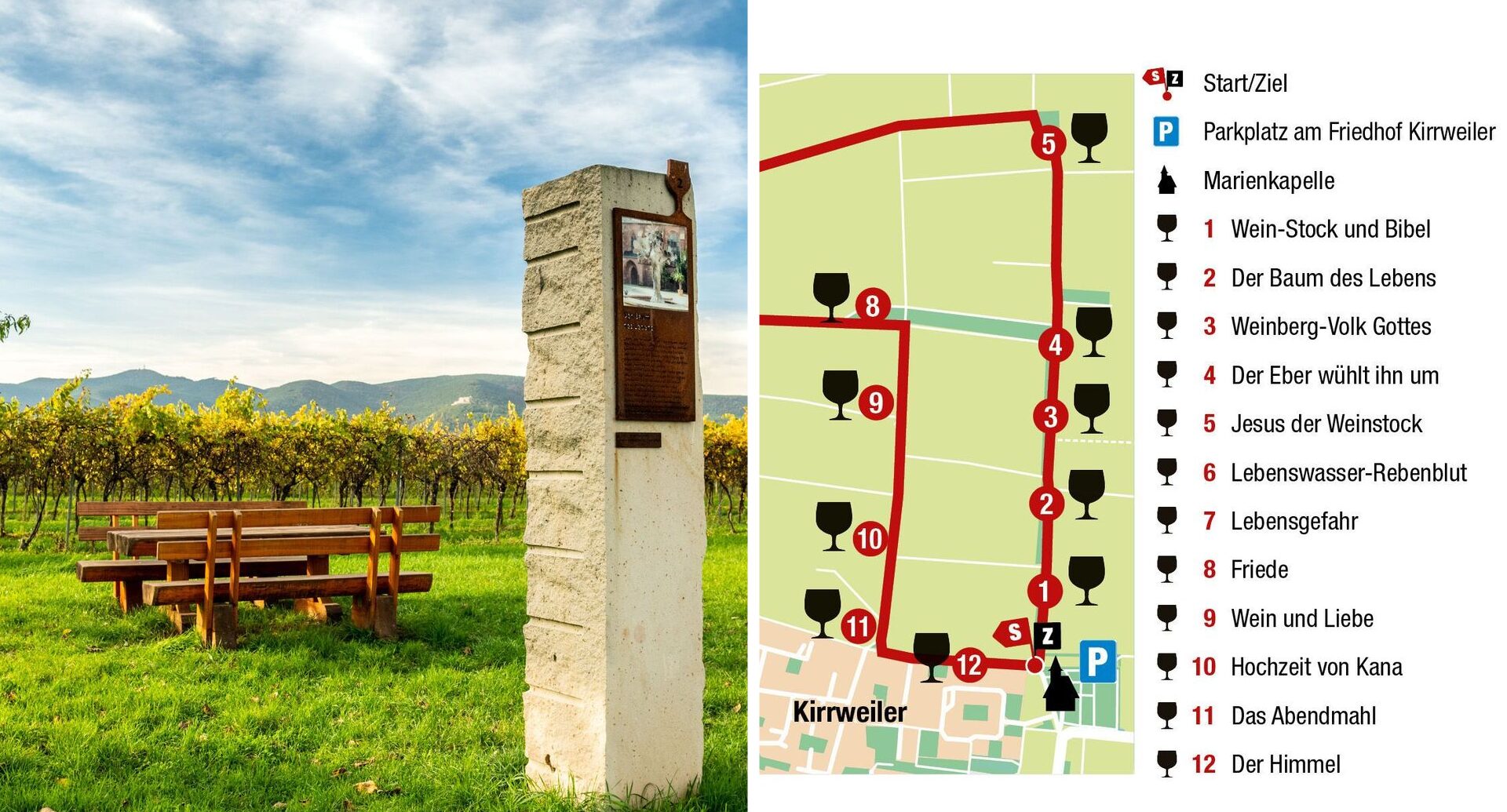 EFM Wanderung - Biblischen Weinpfad zu Kirrweiler