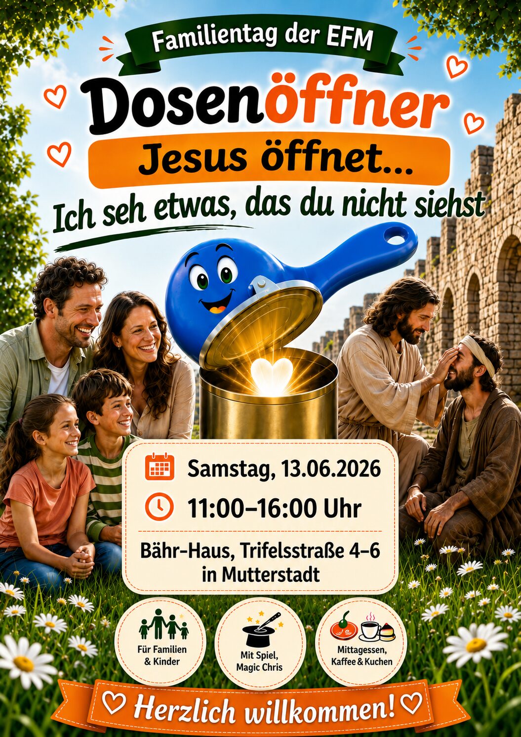Familientag der EFM – Dosenöffner